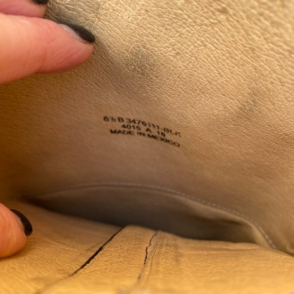 Frye Molly Knee High Extra Wide Calf Riding Boot Black Leather - Picture 7 of 9